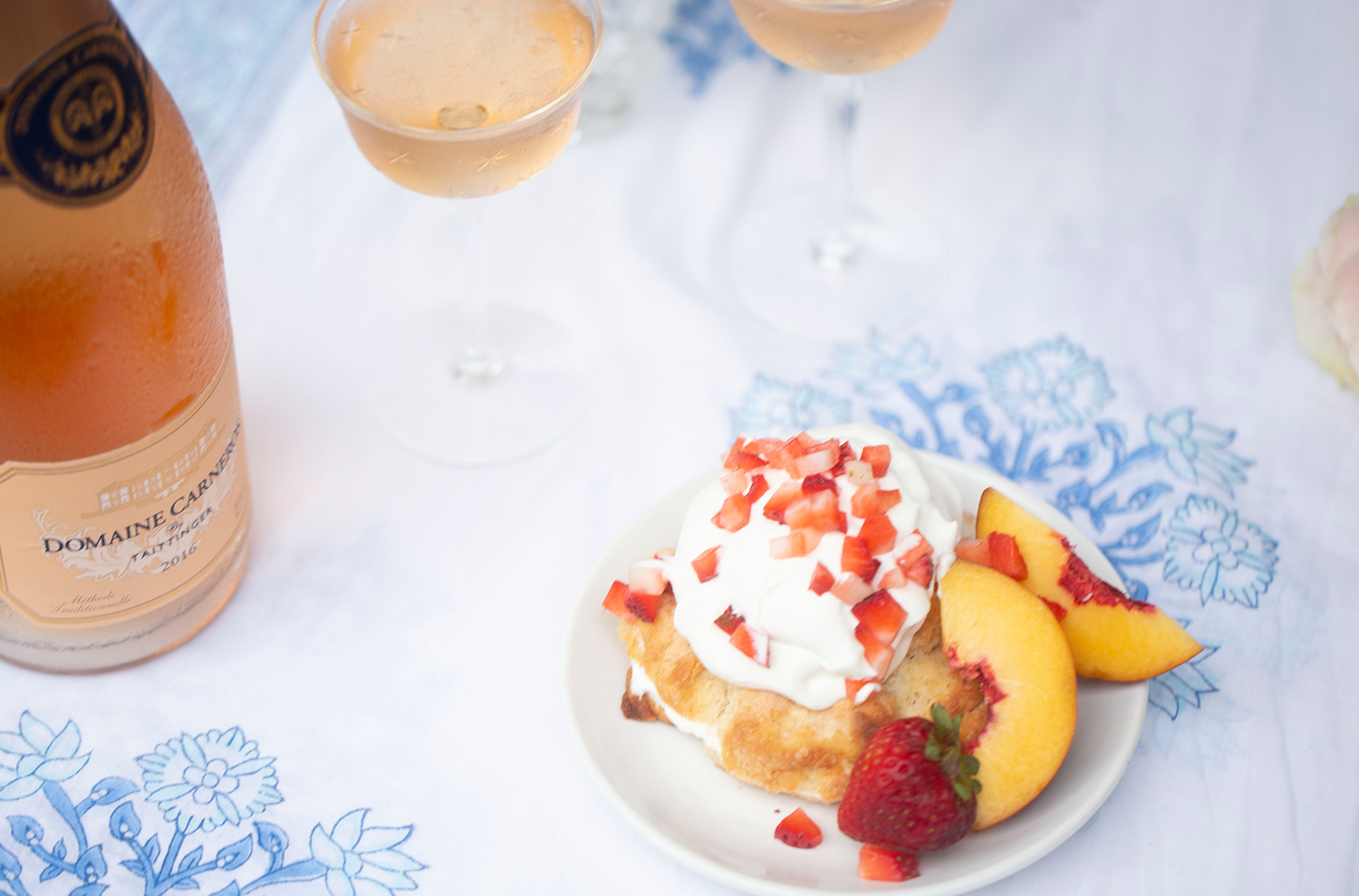 Peach & Strawberry Shortcake