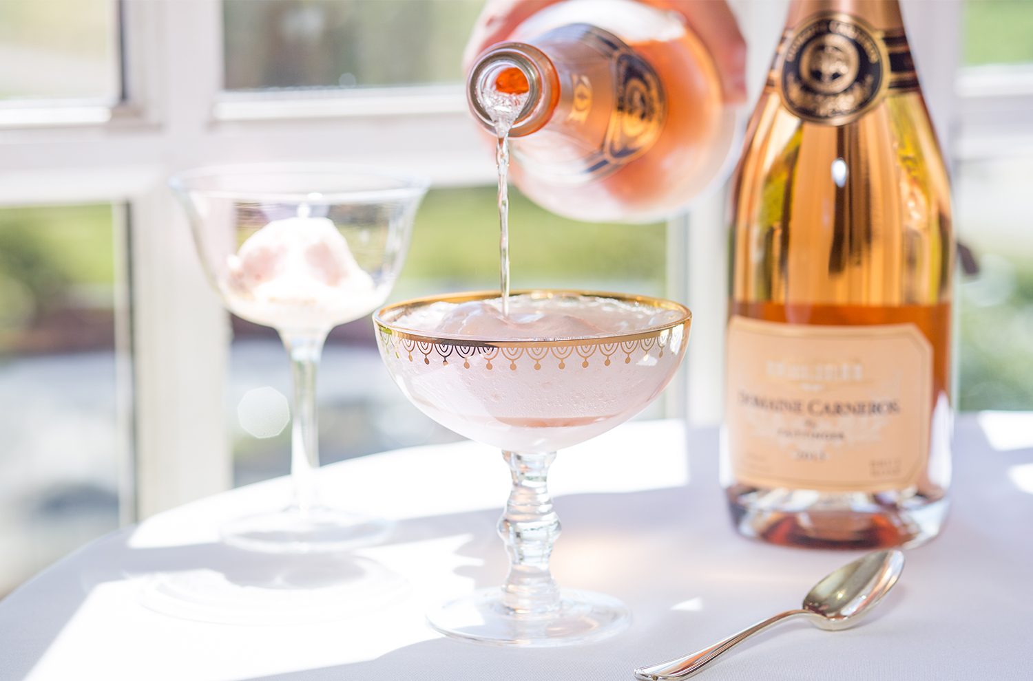 Sorbet Rosé Floats 