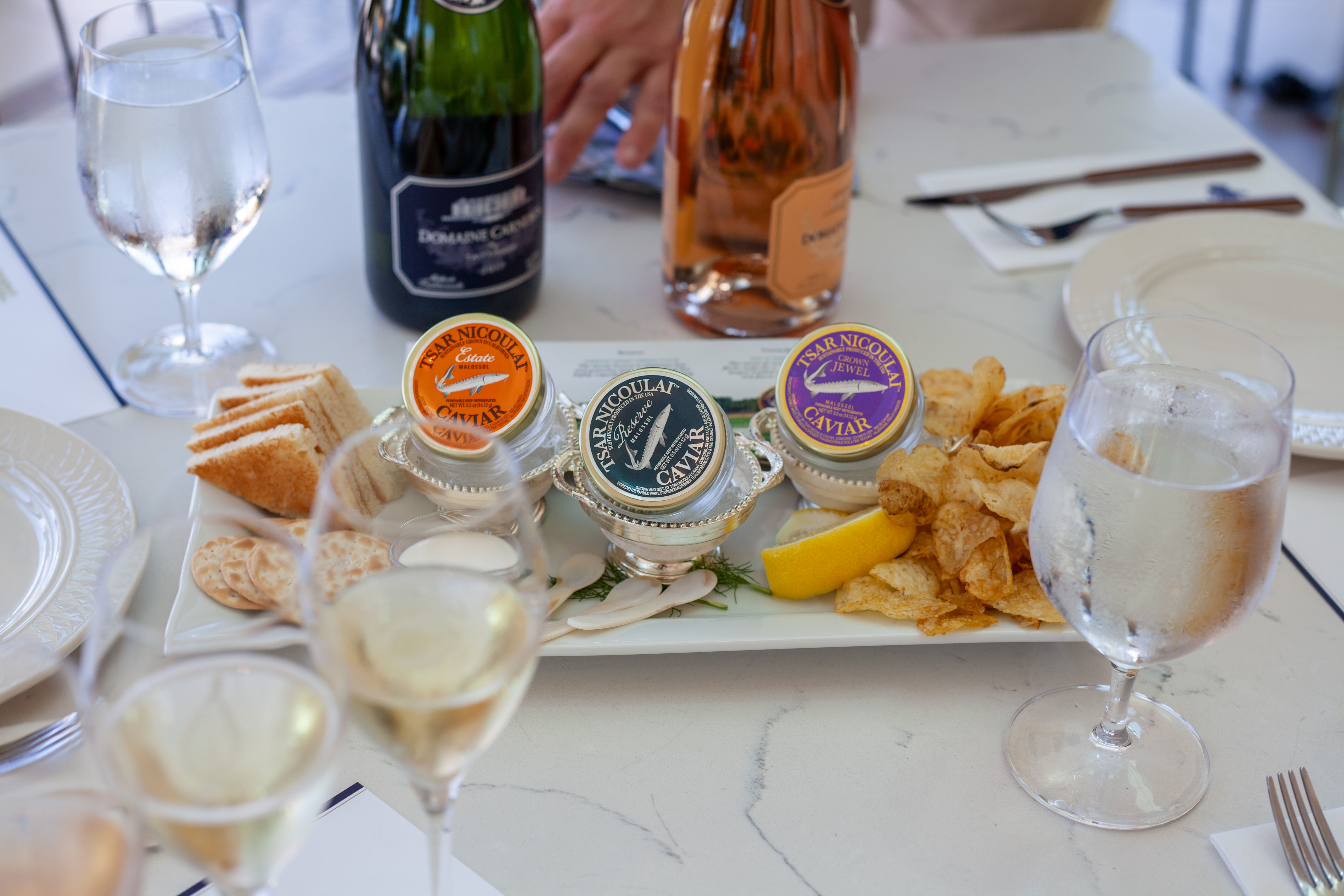 caviar and wine pairing