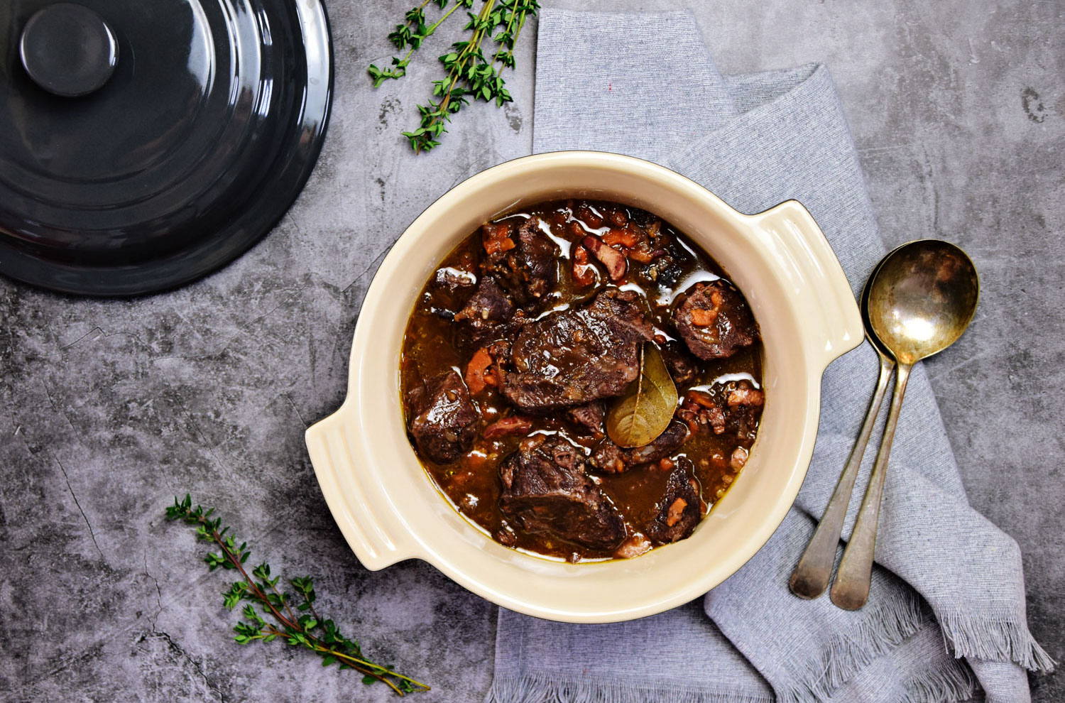 Bowl of Beef Bourguignon