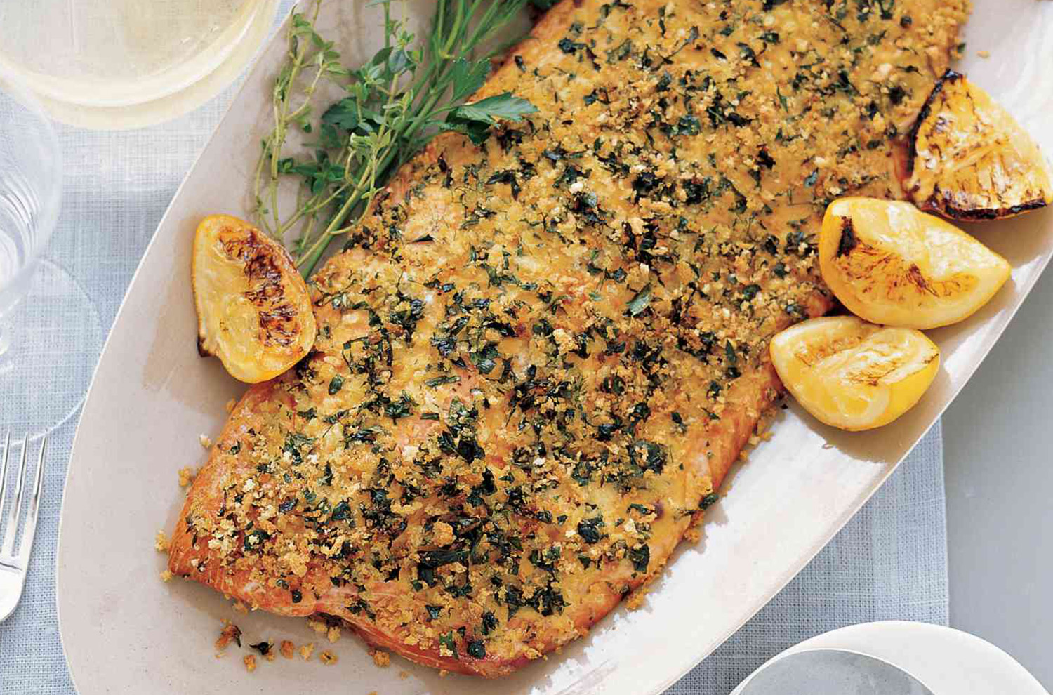 Herb-Crusted Salmon