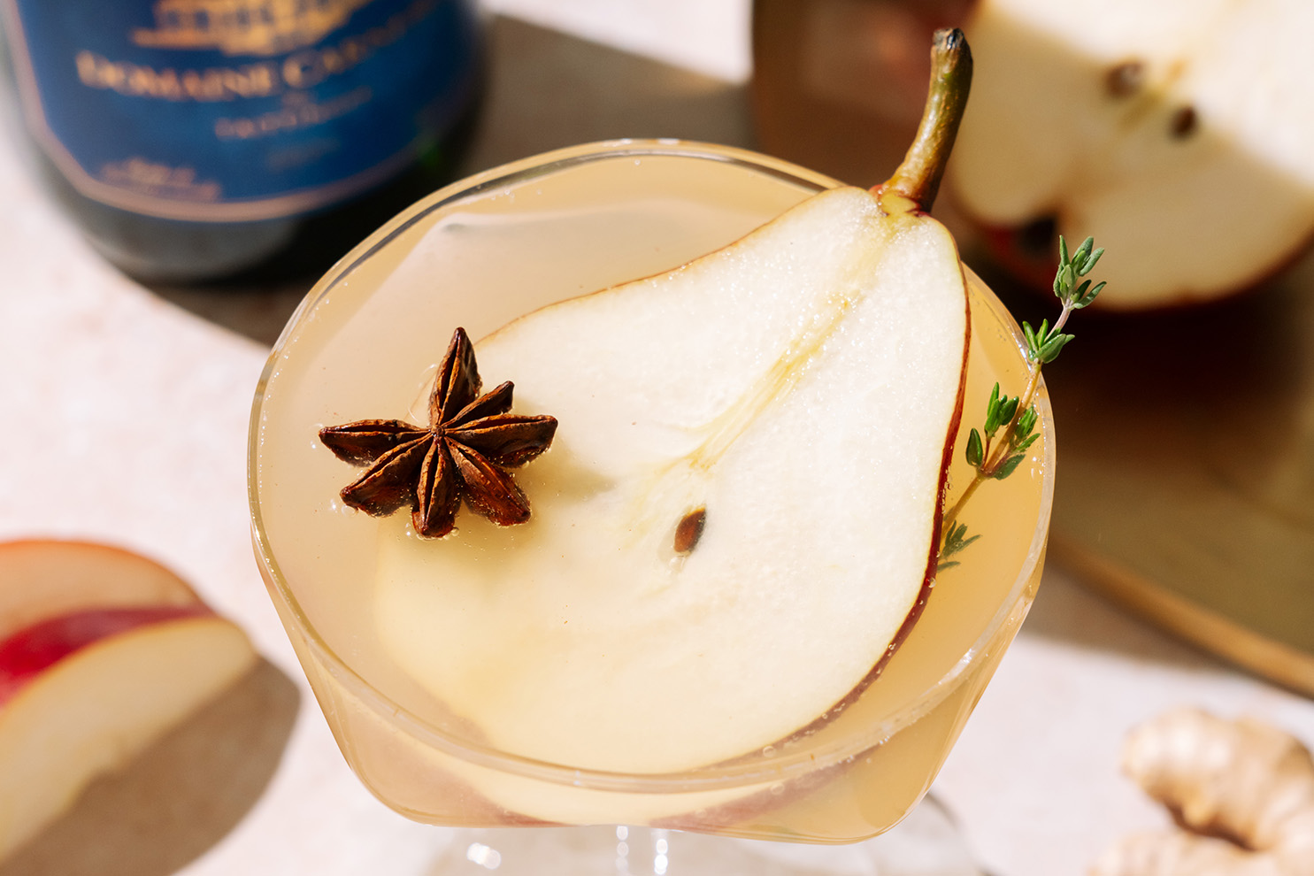 Spiced Pear Sparkler