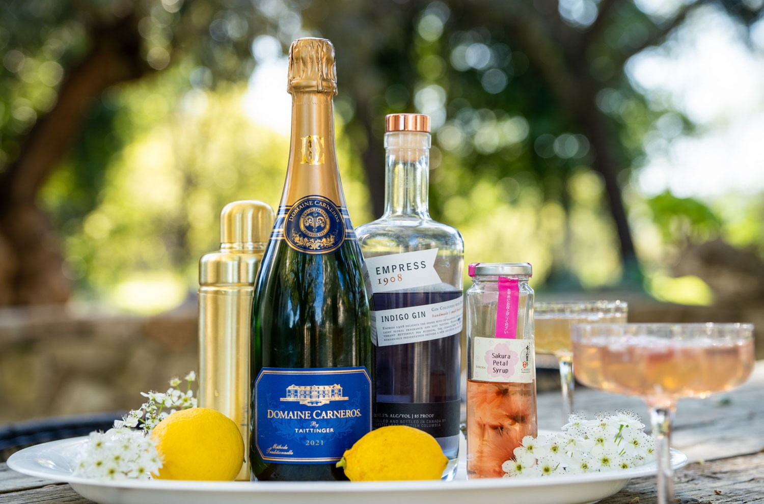 Cherry Blossom Sparkling Cocktail