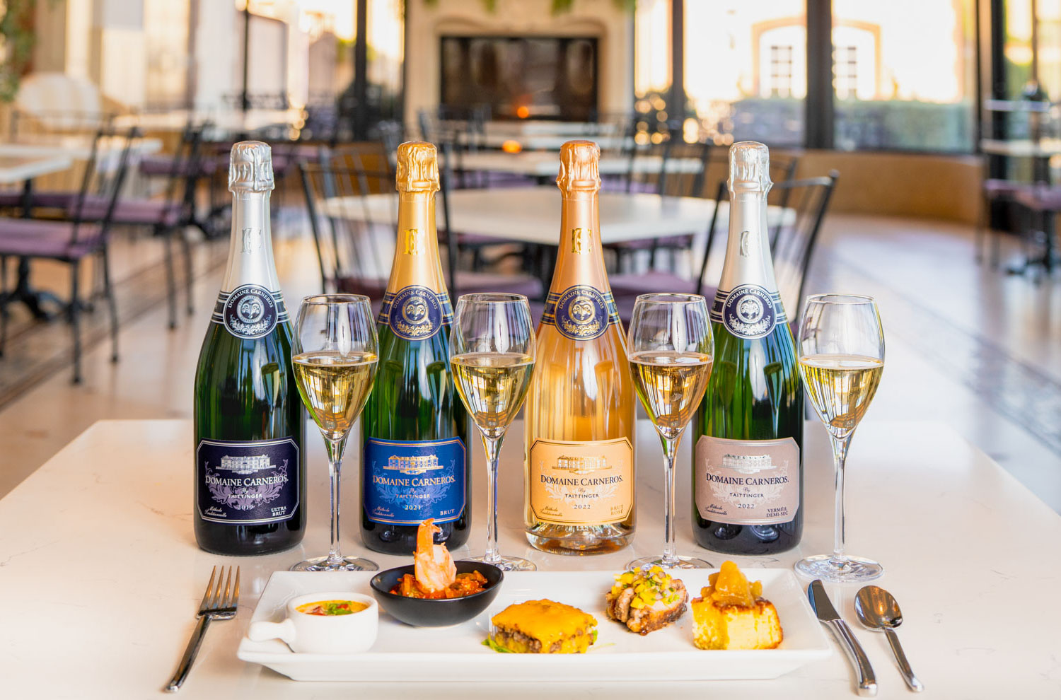 Caribbean food and wine pairing with sparkling wine