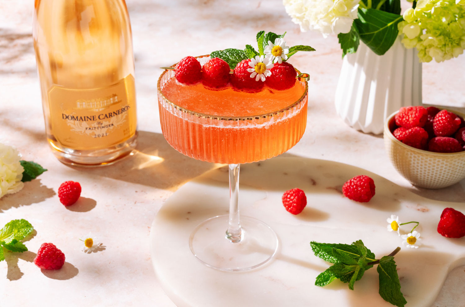 Raspberry Rosé Cocktail