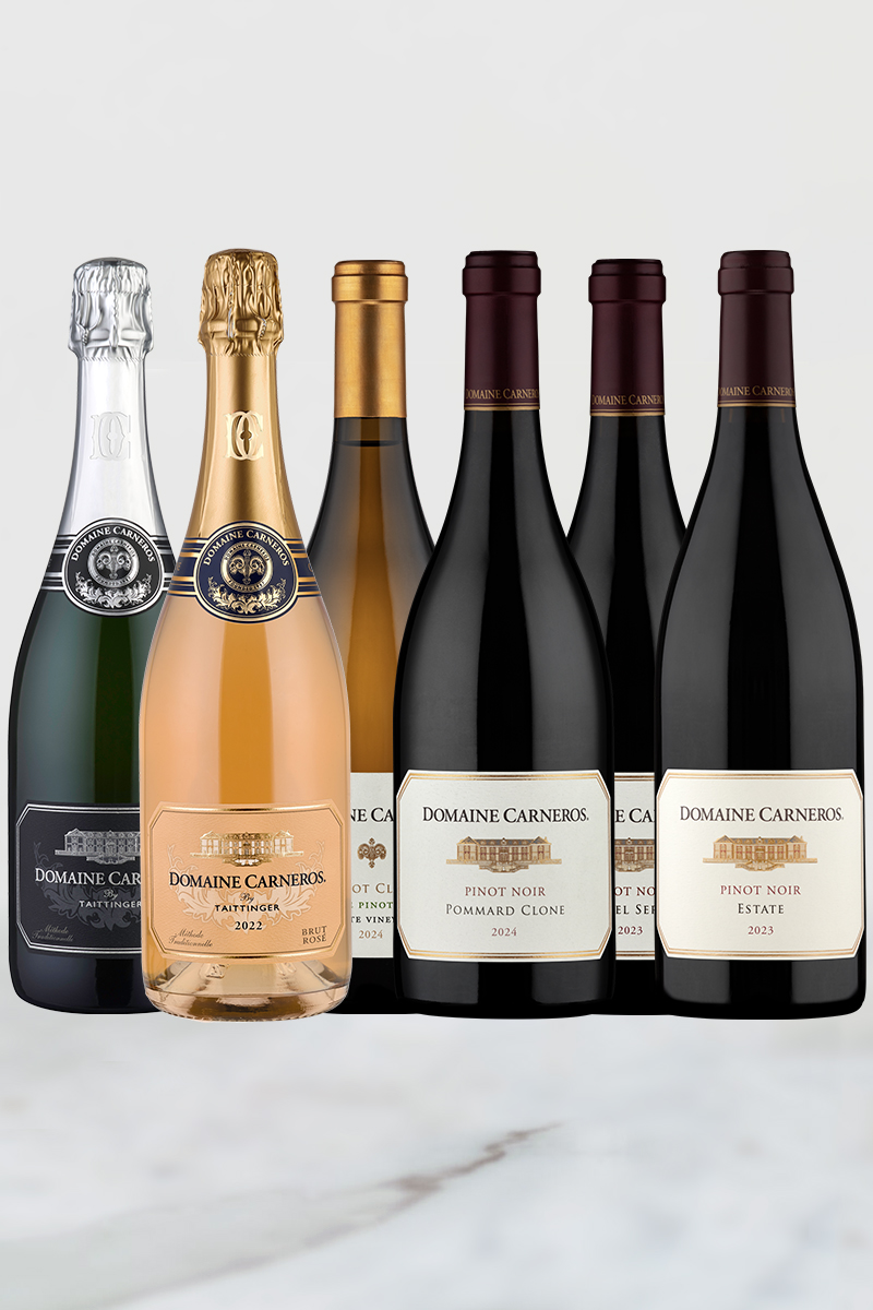 Six-pack of different Pinot Noir expressions