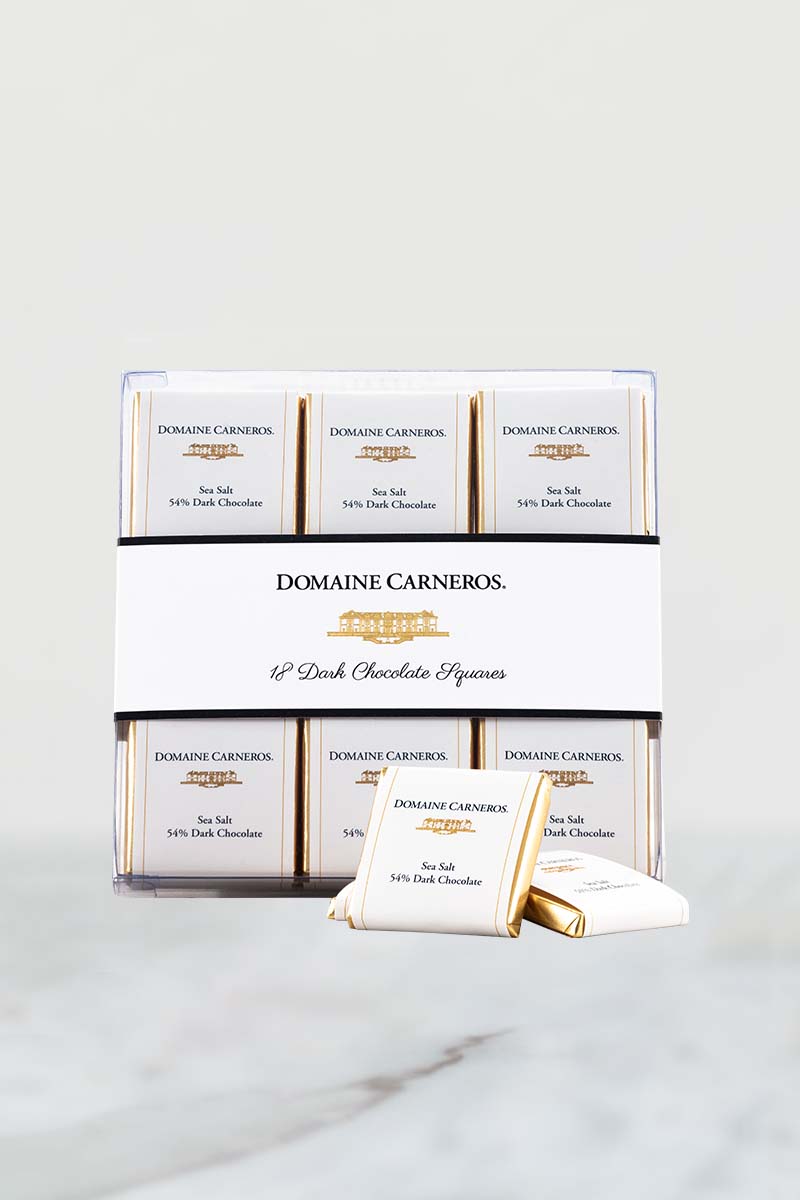 Domaine Carneros Sea Salt Dark Chocolate Squares