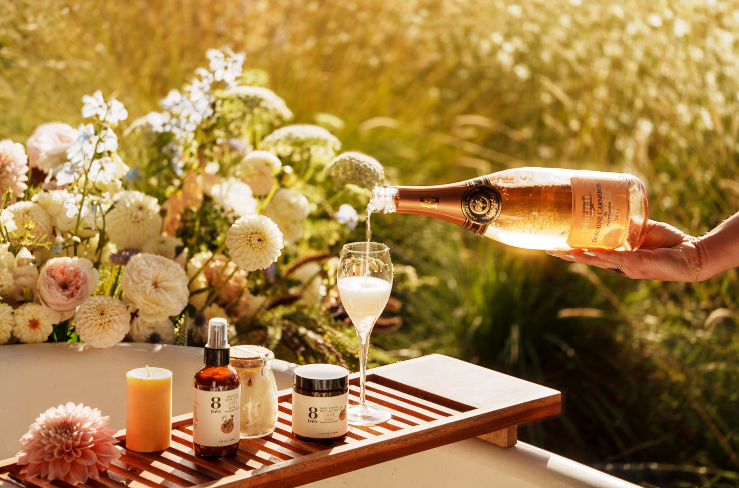 4. Pour a glass