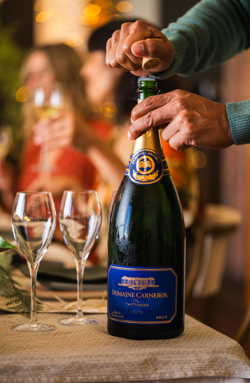 Brut Magnum and Glasses